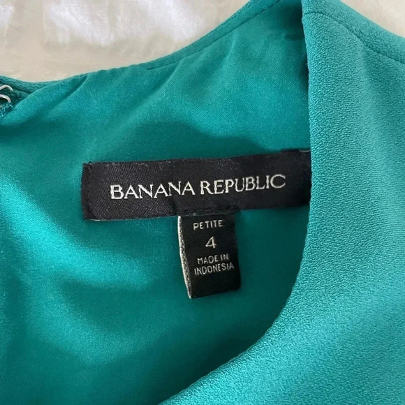 Banana Republic teal ruffle mini dress - Picture 5 of 9